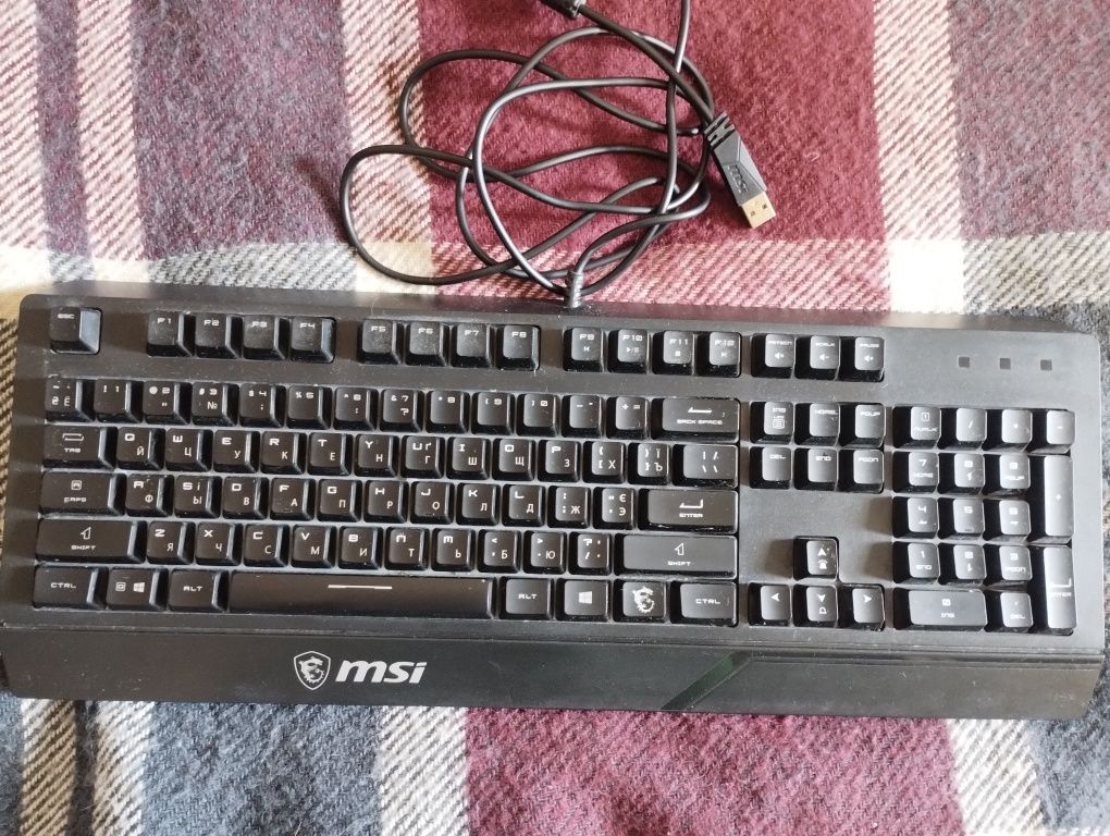 Клавіатура дротова MSI Vigor GK20 UA USB