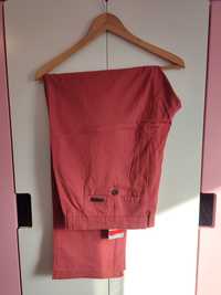 Czerwone bawełniane spodnie męskie C&A CANDA 44/32*