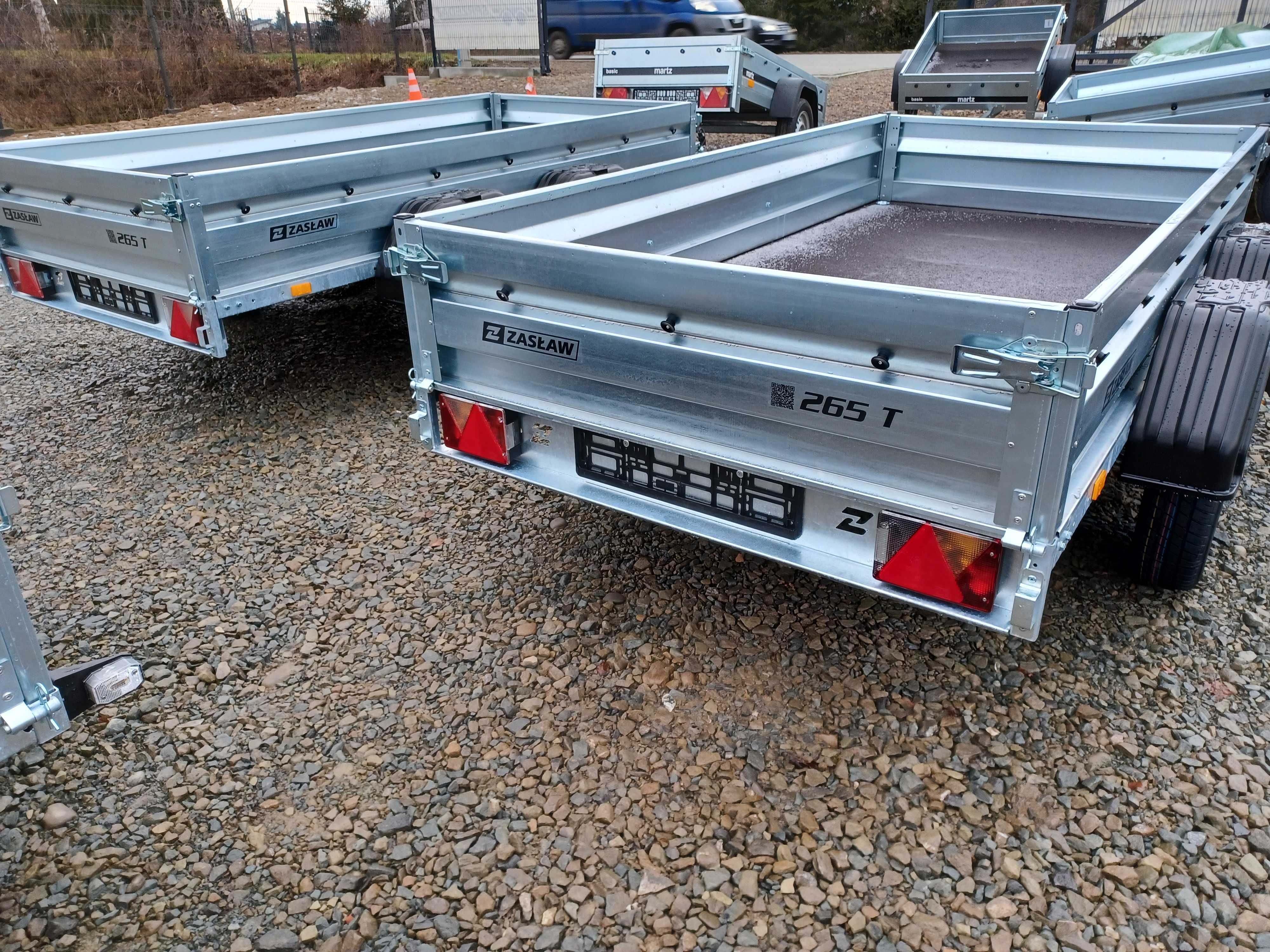 Przyczepa Przyczepka ZASŁAW 265T Tandem 2 Osie
