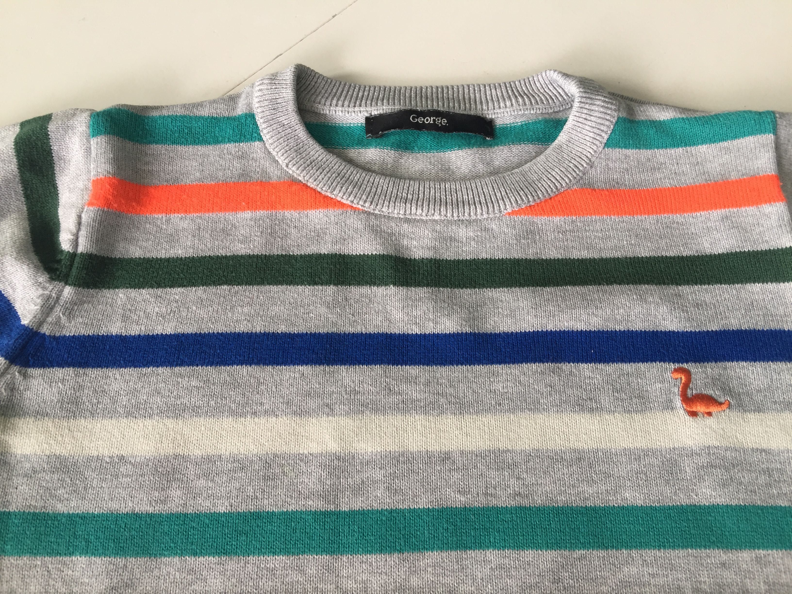 Elegancki sweter z dinozaurem George 3-4 lata