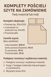 Komplety pościeli szyte na zamówienie – materiał Twój lub mój!