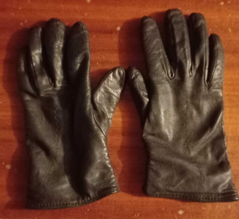 Rękawiczki skórzane damskie