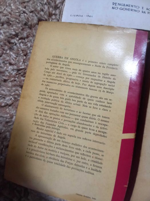 Livros antigos sobre Angola conjunto barato