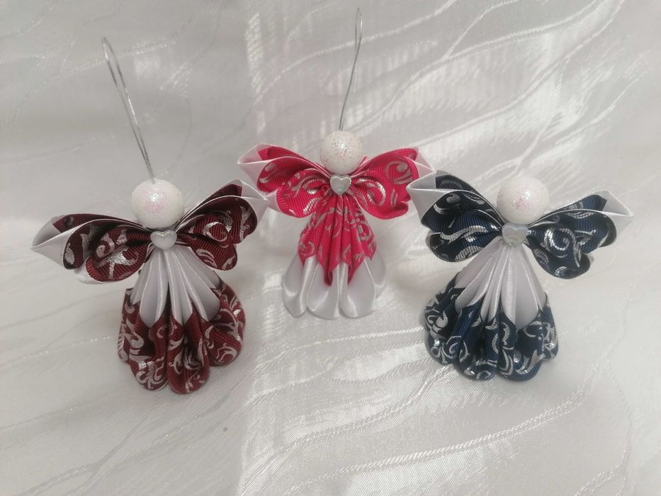 Ozdoby świąteczne, aniołki, śnieżynki oraz bombki