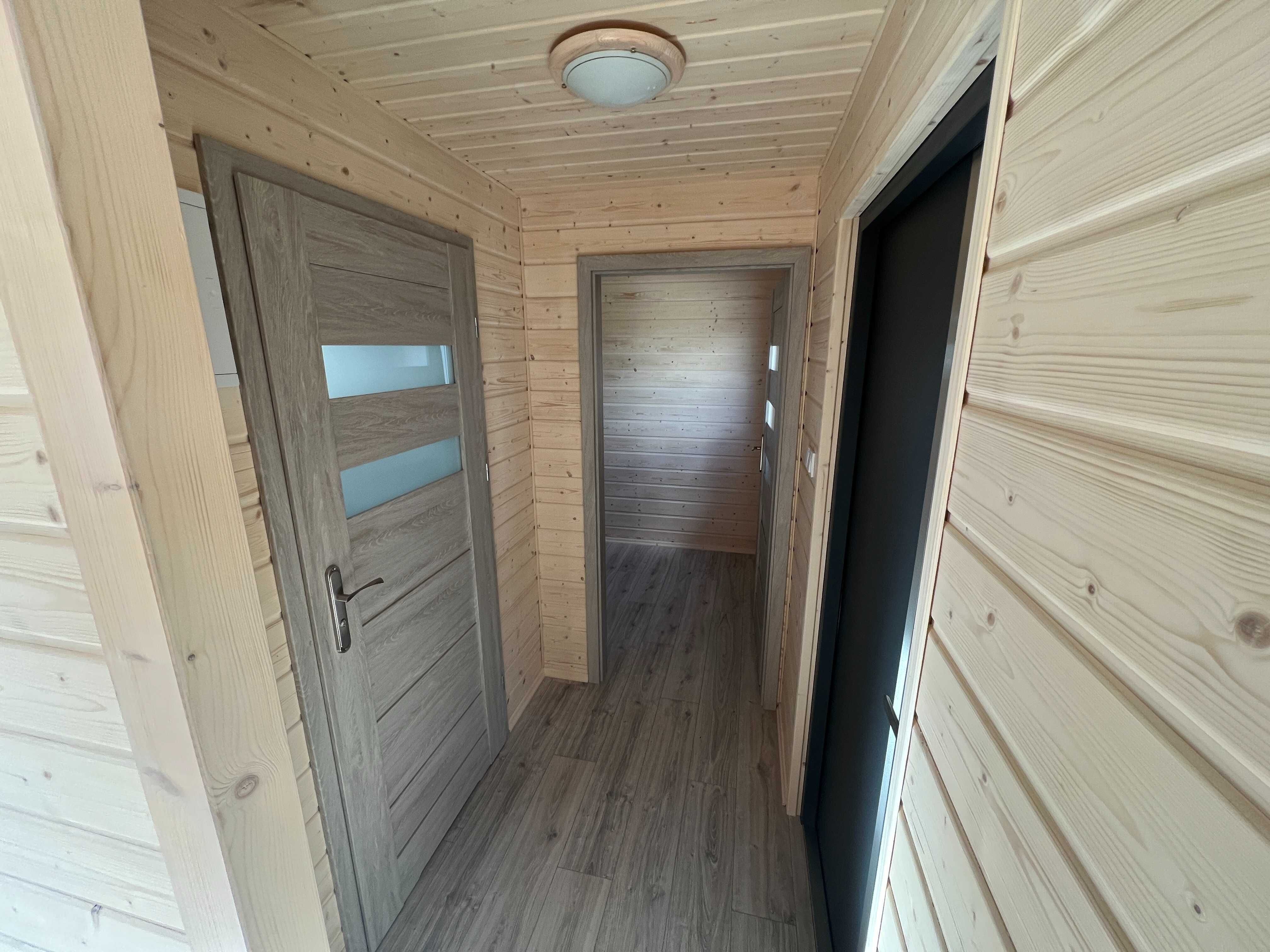 Nowy Wykończony domek mobilny  drewniany 33m2 Całoroczny.