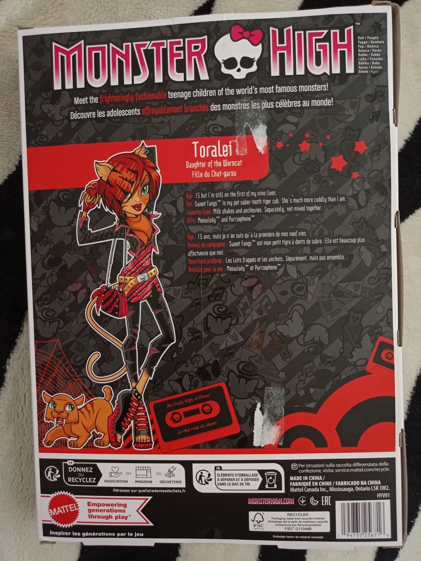 Monster High Creeproduction Toralei