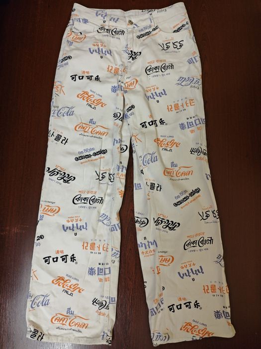 Джинси жиночі divided H&M coca cola