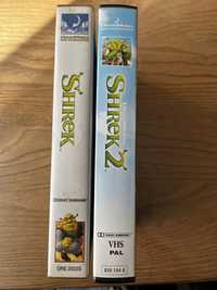 Shrek 1 i 2 film kaseta vhs