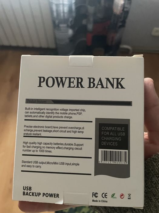 Павербанк 20000mAh SMART FAST CHARGER POWER BANK LED индикаторы 2USB