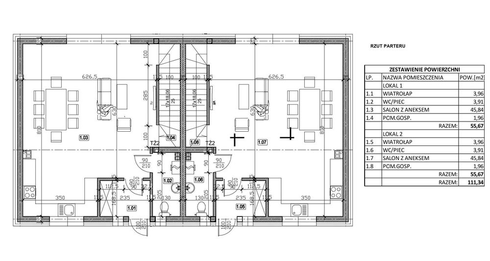 domy na sprzedaż Krosno/Mosina ok. 115 m2