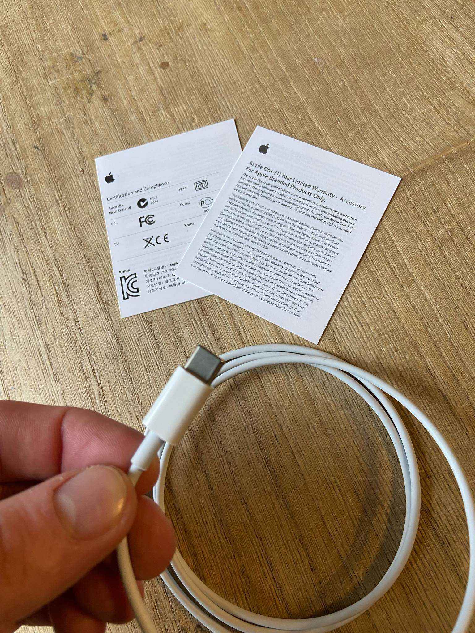 Kabel do Apple iPhone Lightning USB/C 1m OKAZJA NOWY