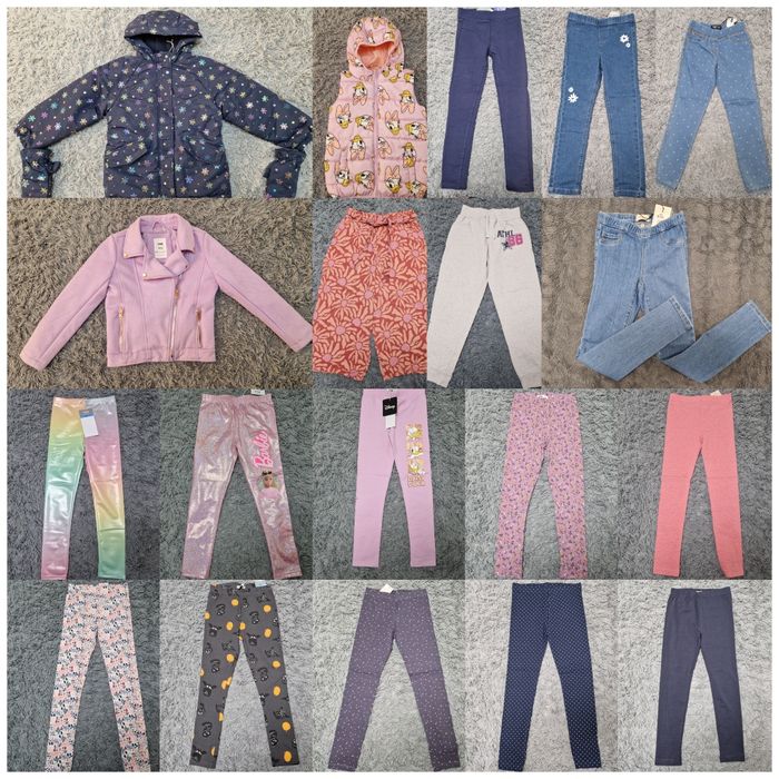 Rozm 128 NOWE spodnie legginsy dla dziewczynki