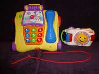 FISHER PRICE interaktywny edukacyjny aparat fotograficzny i telefon