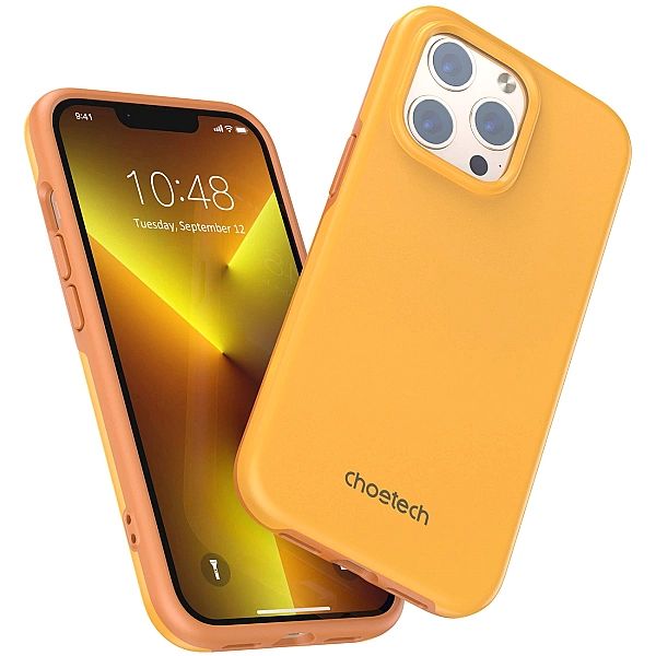 Choetech MFM Anti-drop etui pokrowiec iPhone 13 Pro Max pomarańczowy (
