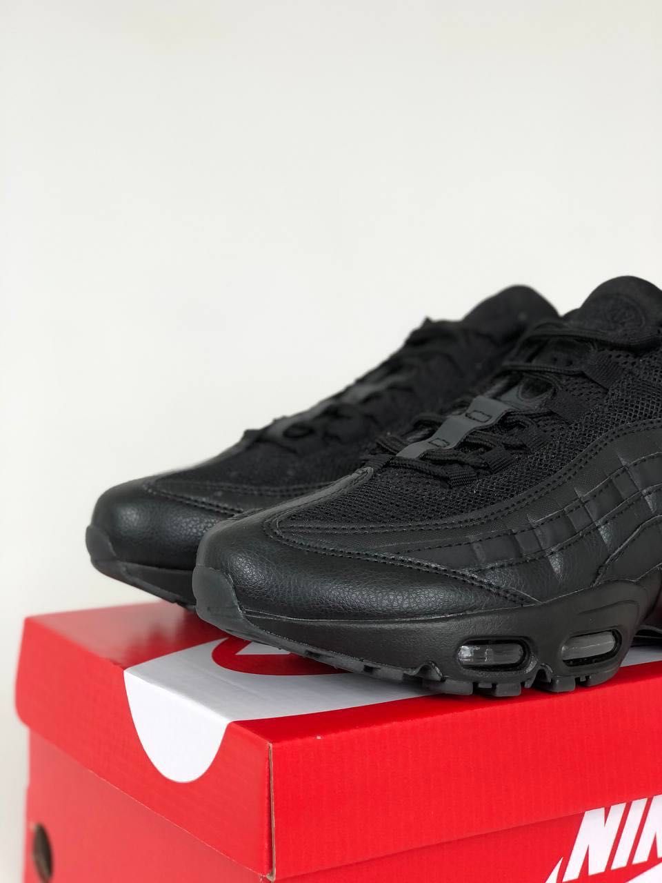 Мужские кроссовки Nike Air Max 95 black. Размеры 40-45