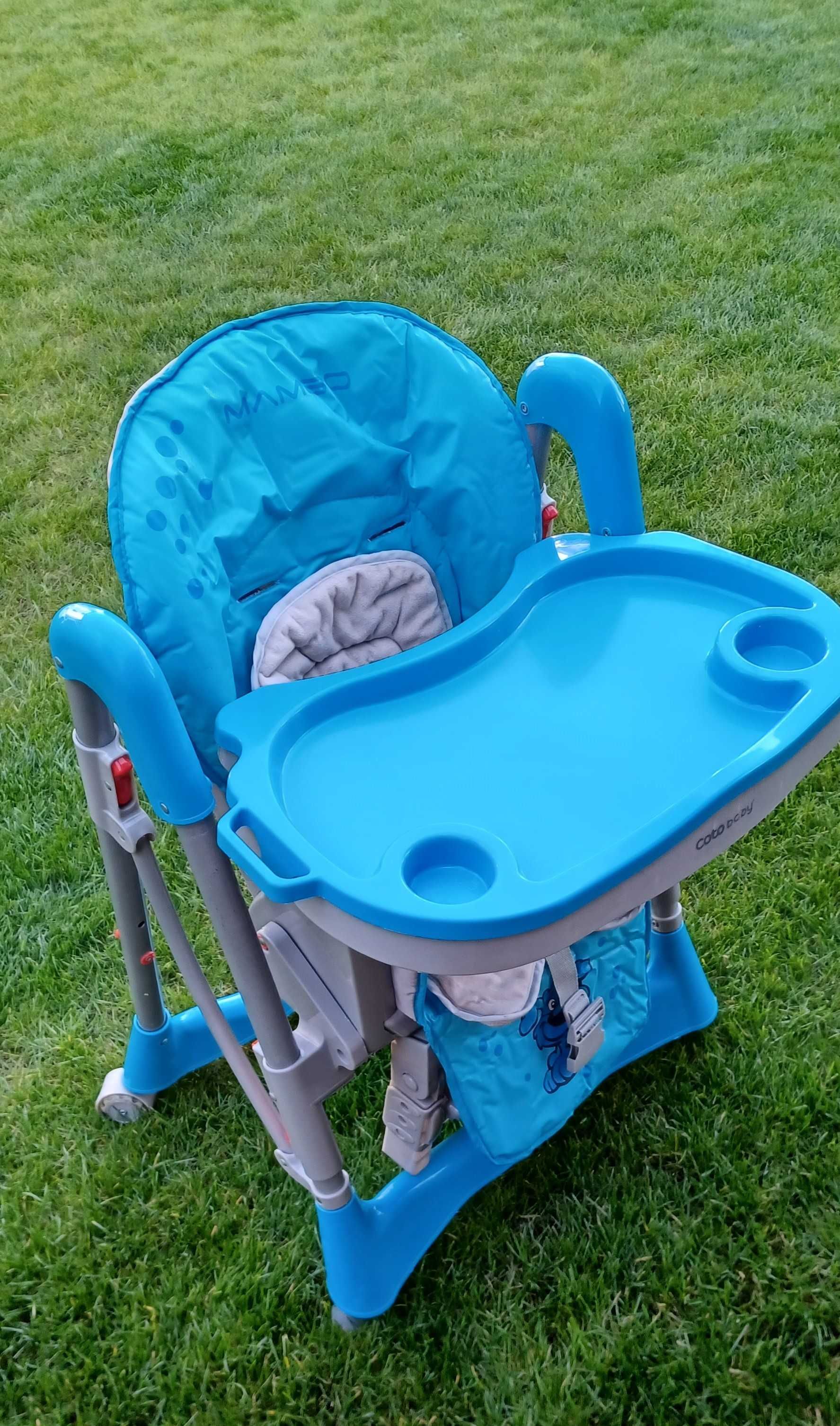 Krzesełko Mambo Coto Baby Piesek, zdejmowany blat, dodatkowa wkładka