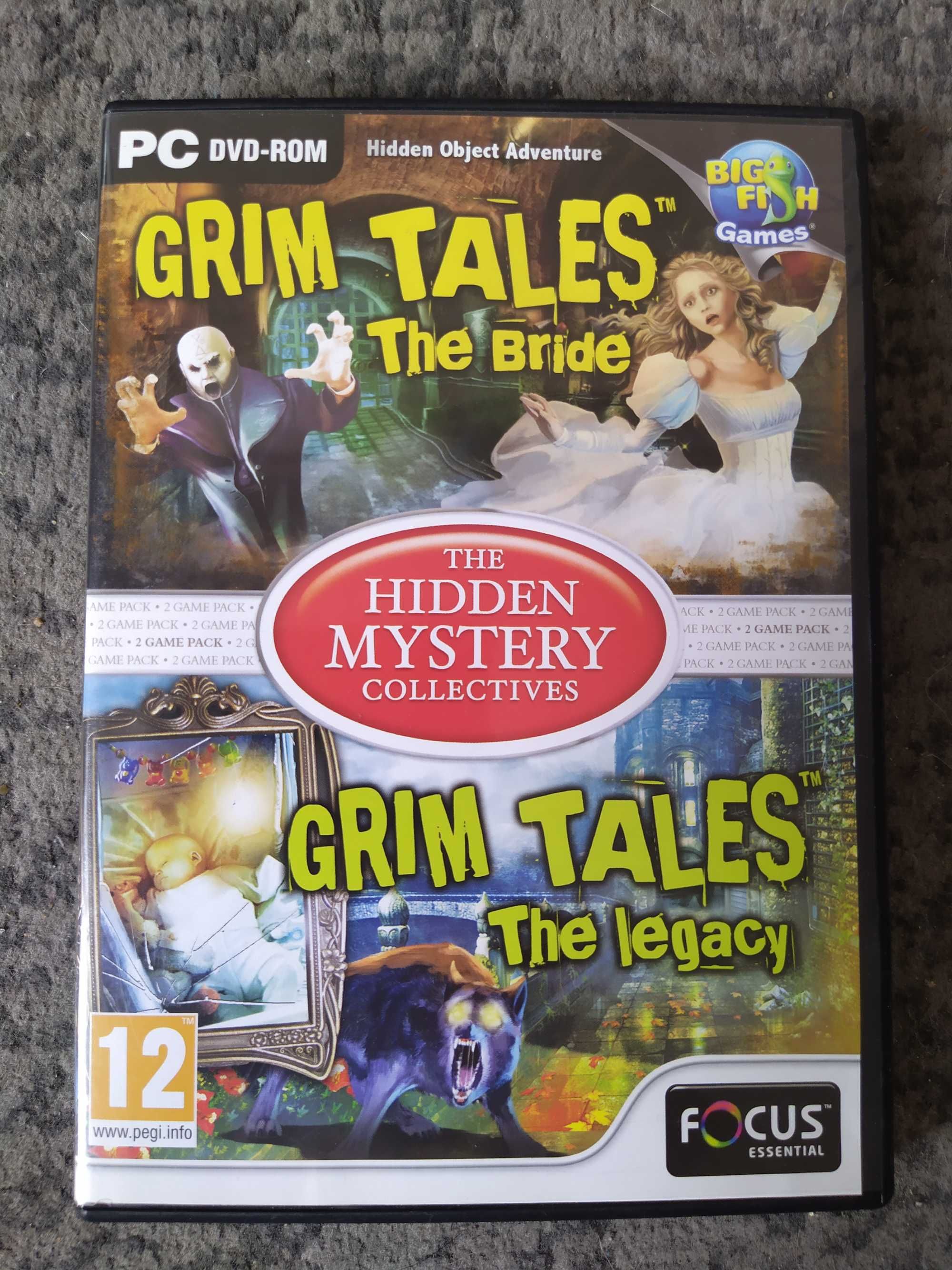 The Hidden Mystery Collectives Grim Tales 1 & 2 PC DVD