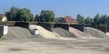 Kruszywa, piach, ziemia, kruszony beton