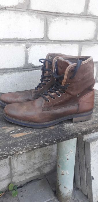 Шкіряні чоловічі боти Pier One