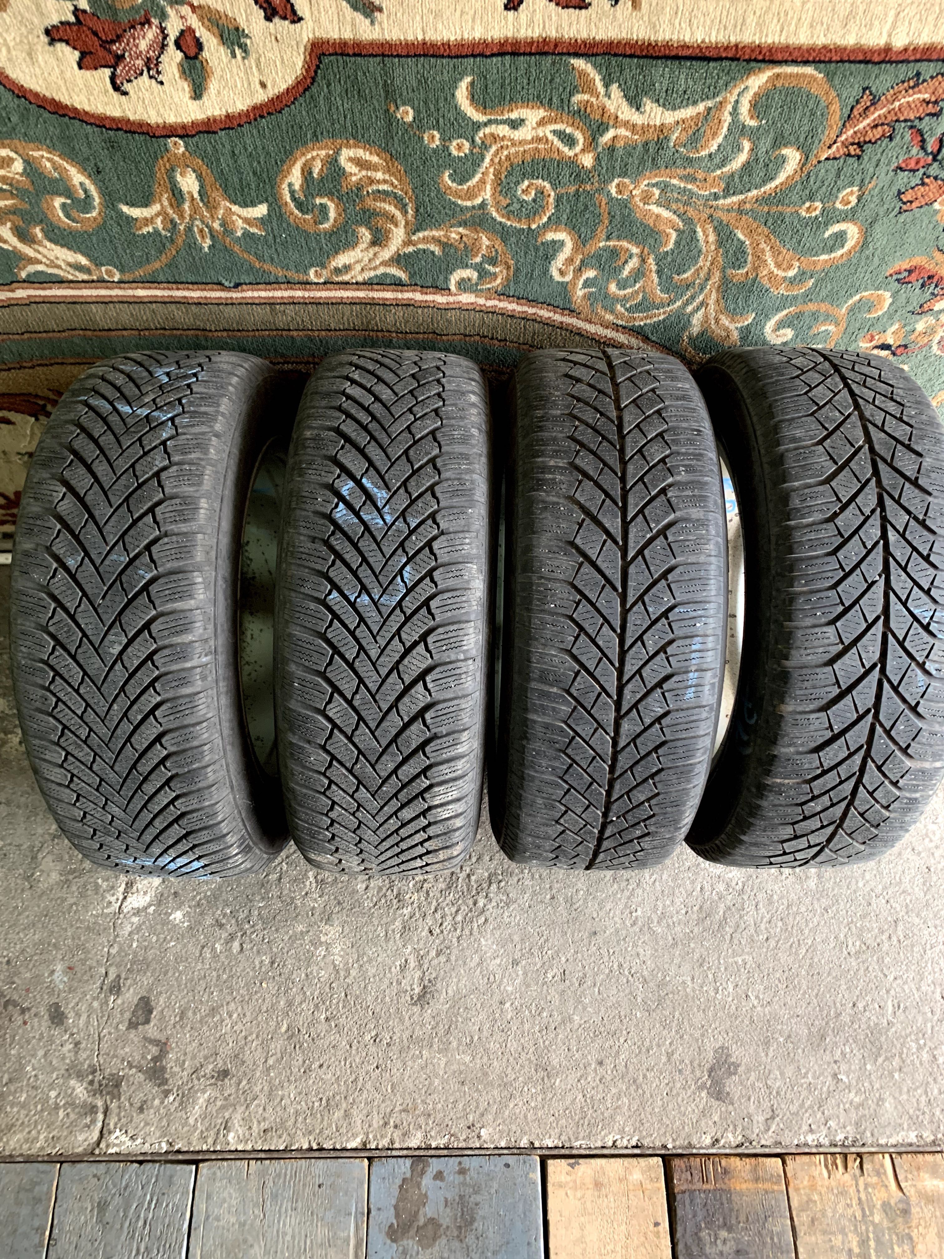 Opony zimowe Continental 205/55 R16 z aluminiowymi felgami