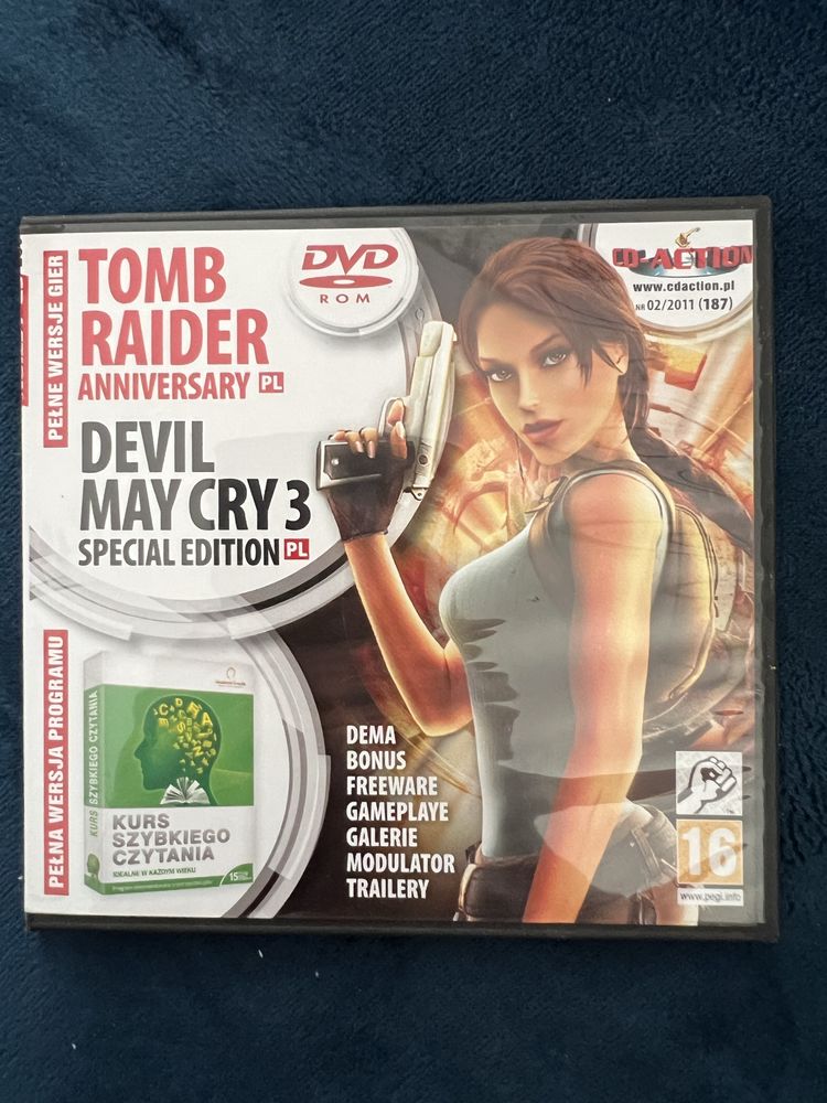 Tomb Raider Anniversary, Devil May Cry 3 CD-Action 02/2011 CDA 187
