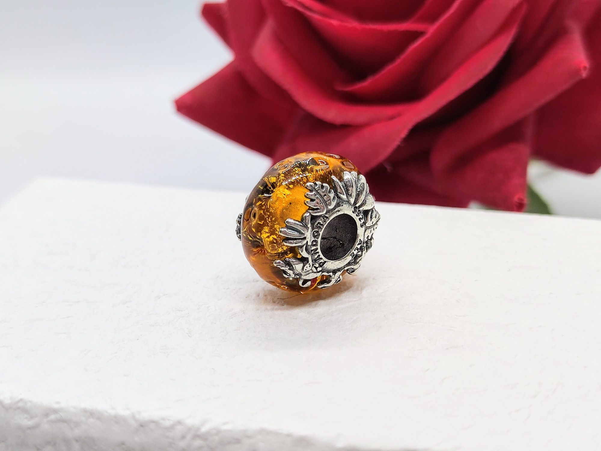 Charm's ze szkła Murano Disney król Lew S925 ALE
