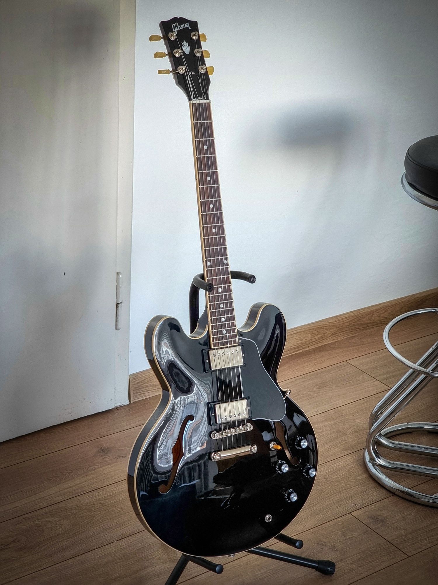 Demo Video Zamiana Gibson ES335 dot ebony gitara elektryczna