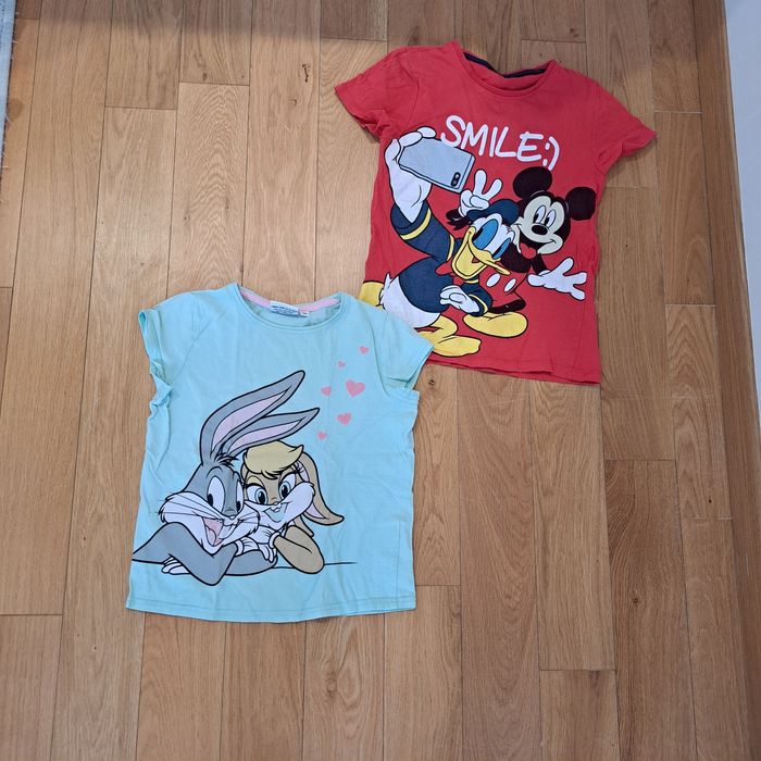 Bluzka, koszulka, tshirt, 134, myszka miki, królik baks,Liovey Tunes