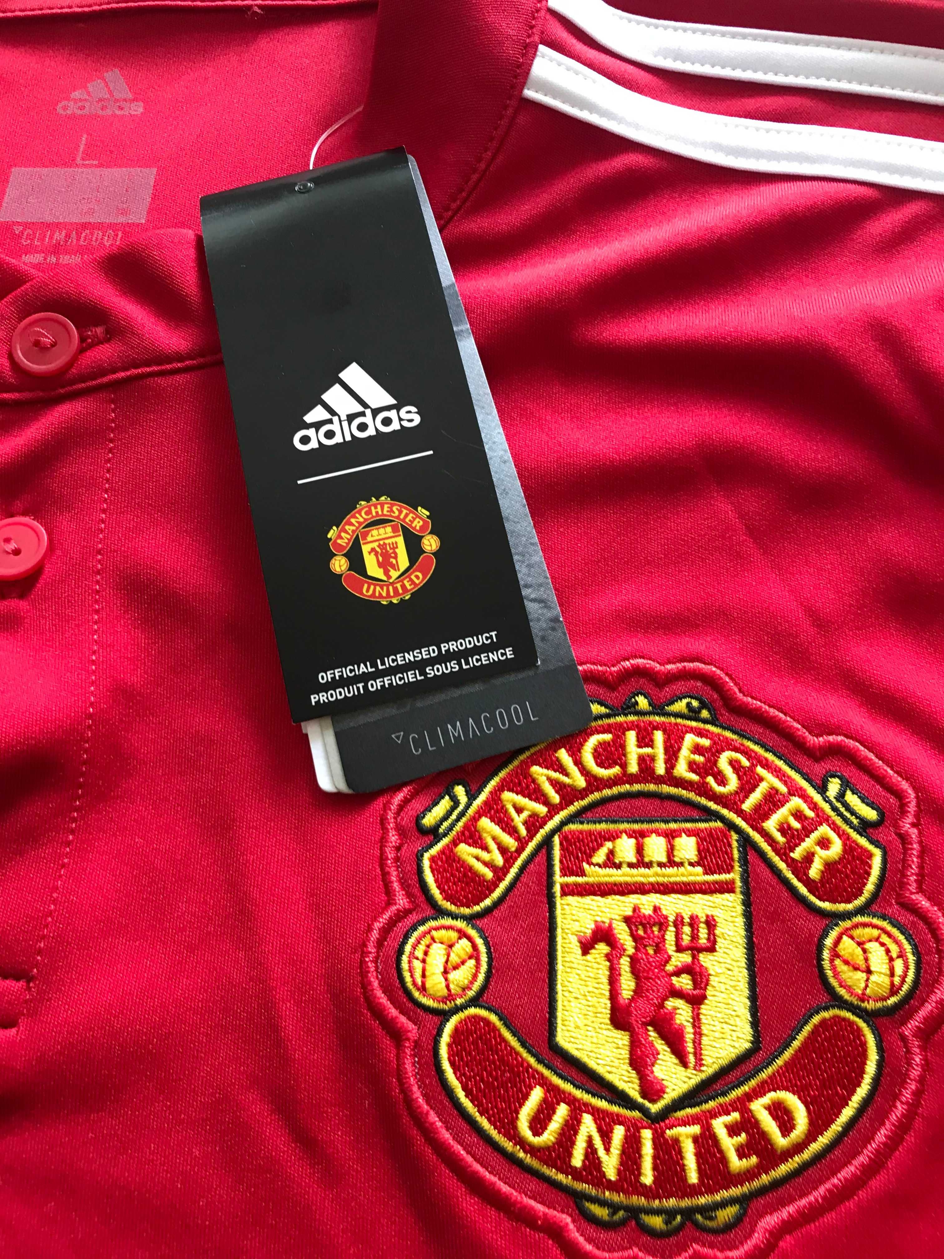 Koszulka piłkarska adidas Manchester United Jersey r.L NOWA z metkami