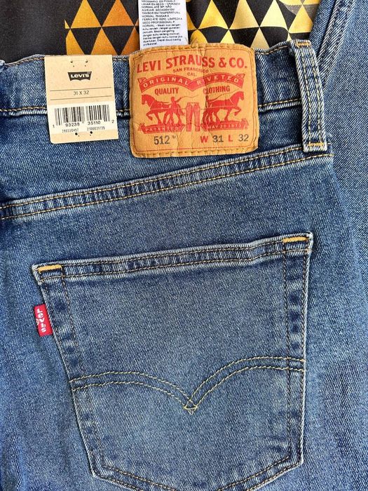 Джинсы Levi's 512 мужские 31×32