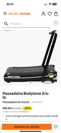 Passadeira mecânica Bodytone Zroth