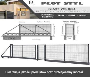 Ogrodzenie panelowe, podmurówka oraz montaż. Gwarancja jakości.