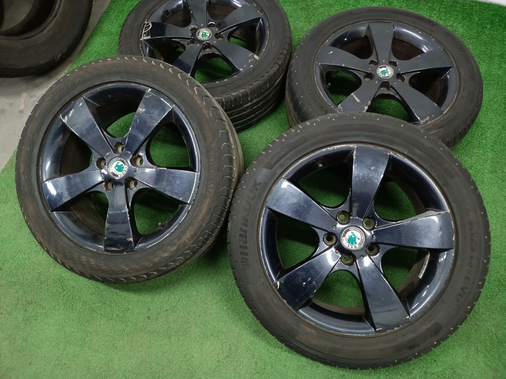 Koła 17" felgi 5x112 Et54 opony 225/50/17 Skoda Octavia Wysyłka