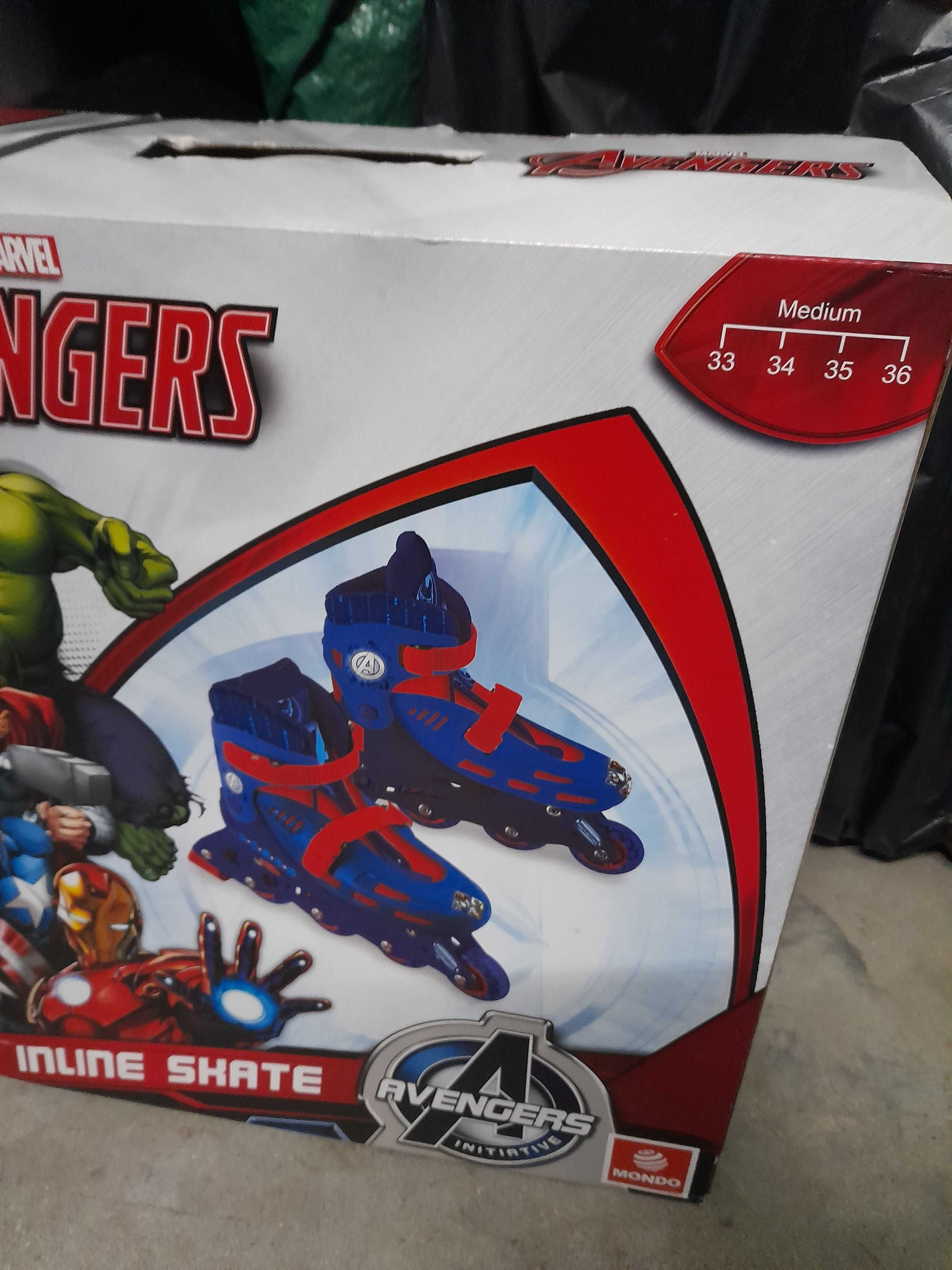 Patins em Linha Vingadores Marvel