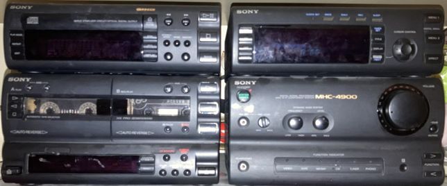 Aparelhagem Hi Fi Sony MHC 4900, com 2 colunas