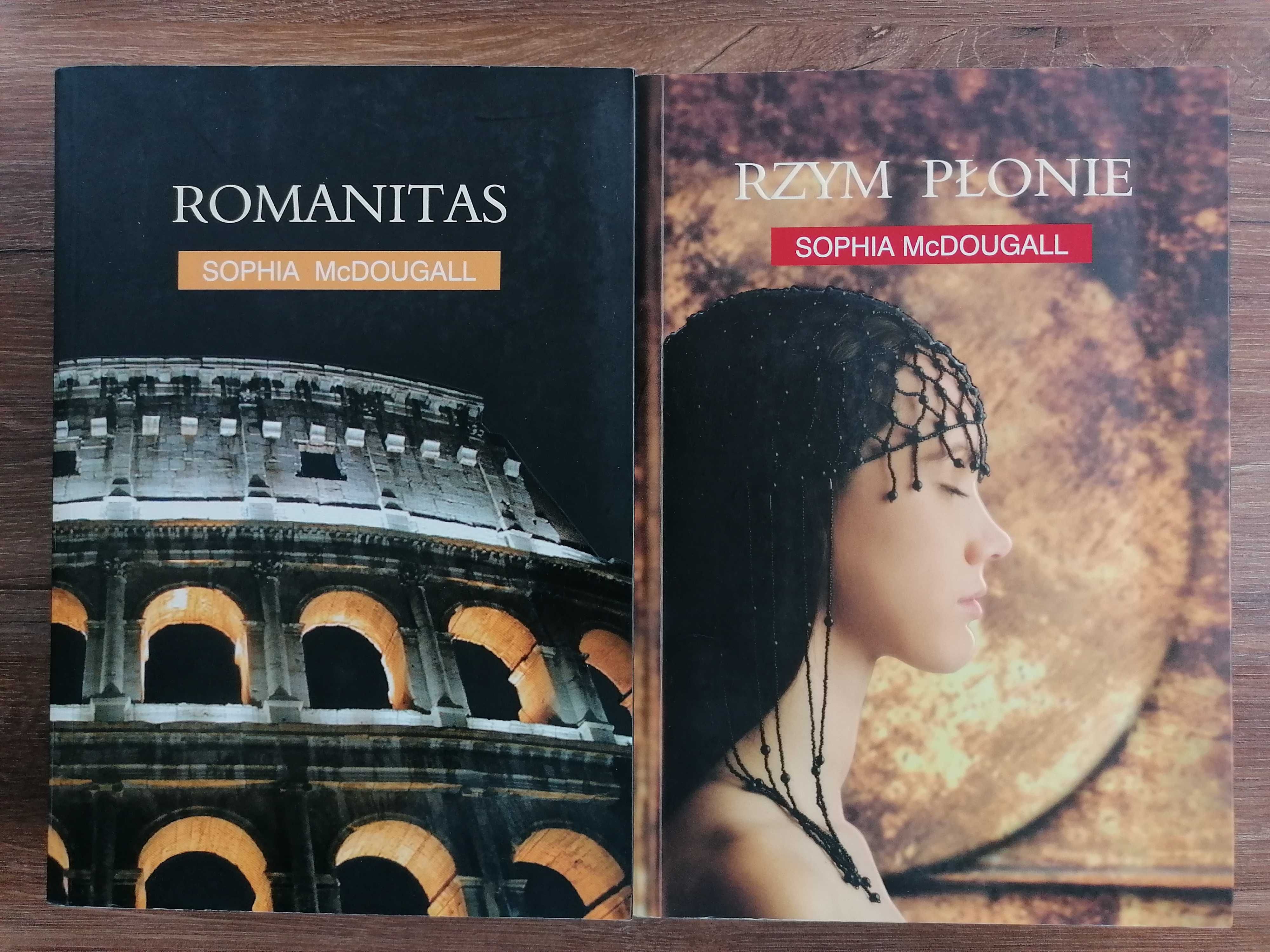 Sophia McDougall- "Romanitas", "Rzym płonie" tom 1-2- zestaw 2 książek