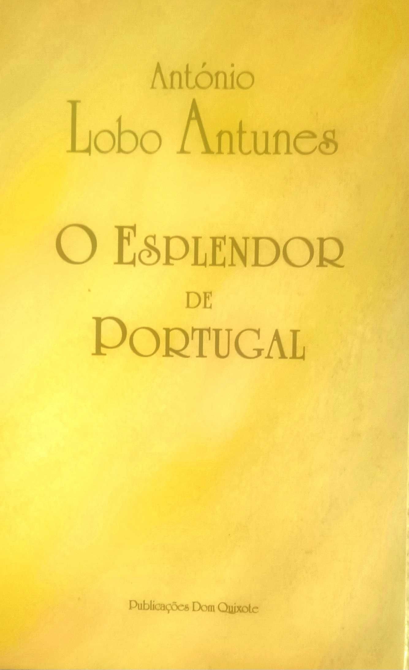 Antonio Lobo Antunes livro O Esplendor de Portugal