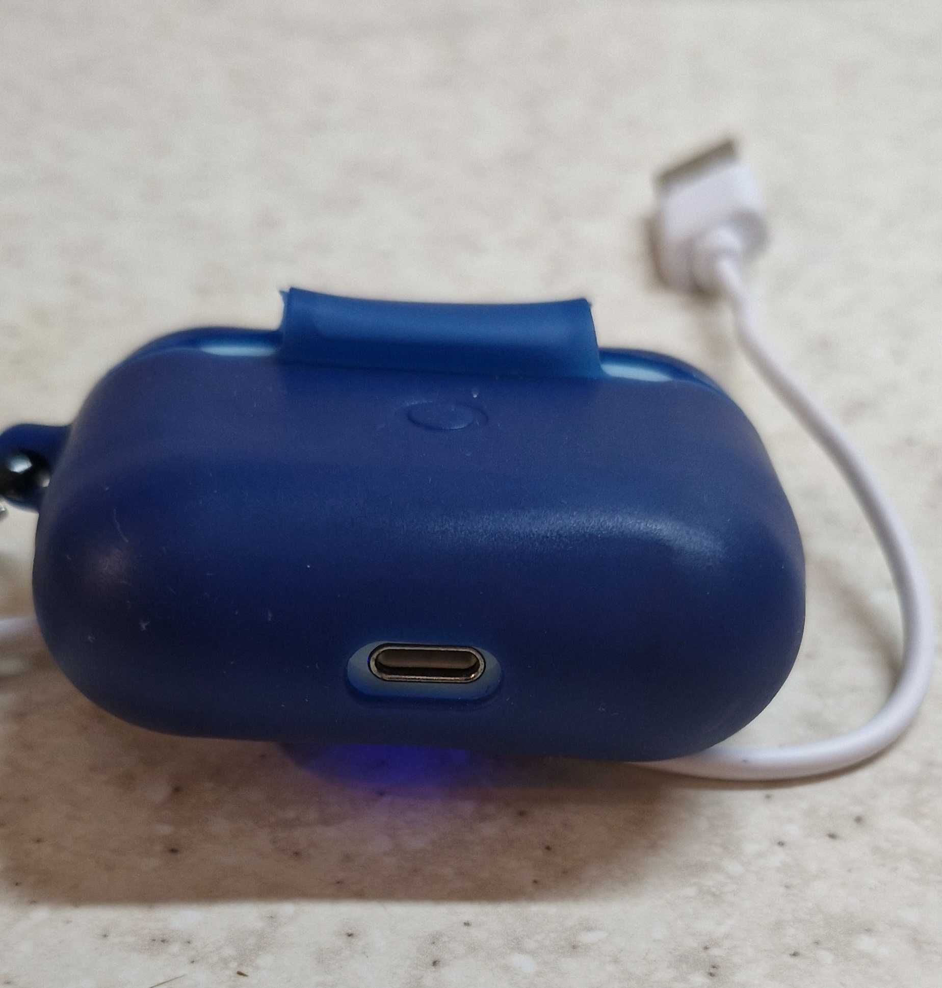 Bluetooth навушники у дизайні AirPods3, PRO Macaroon блакитний сенсорн