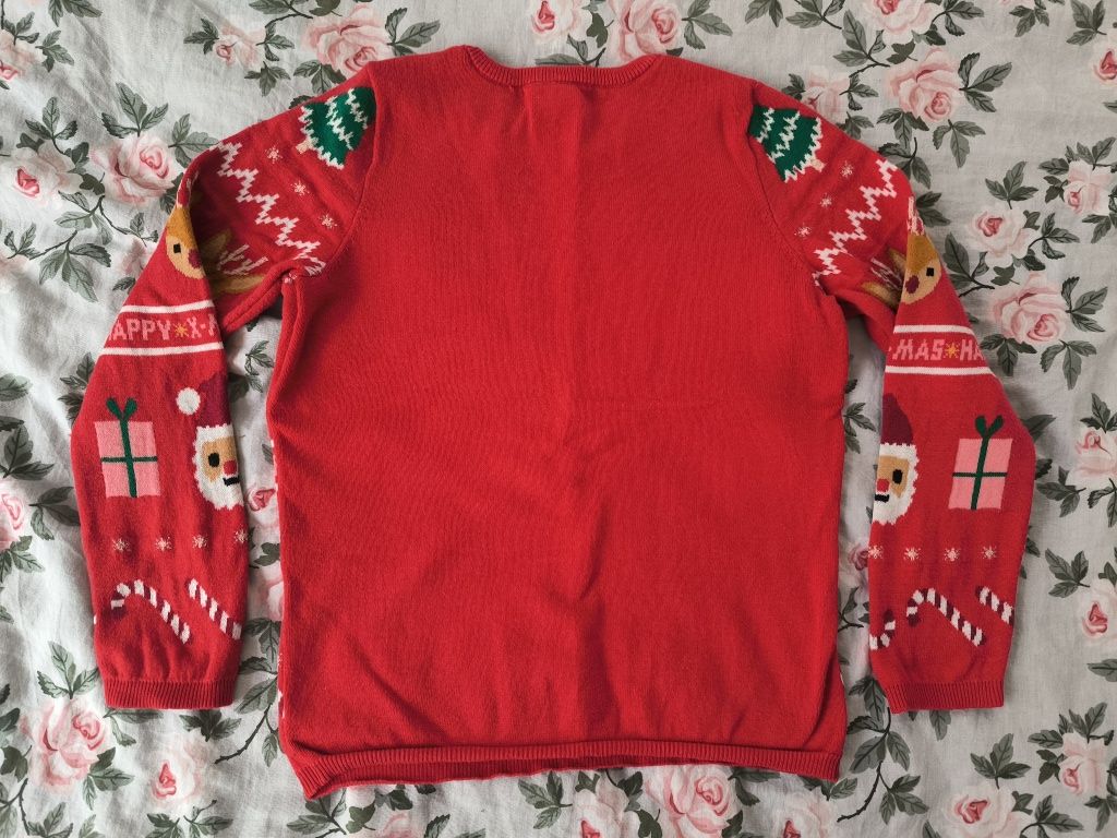 Sweter sweterek świąteczny H&M 122/128