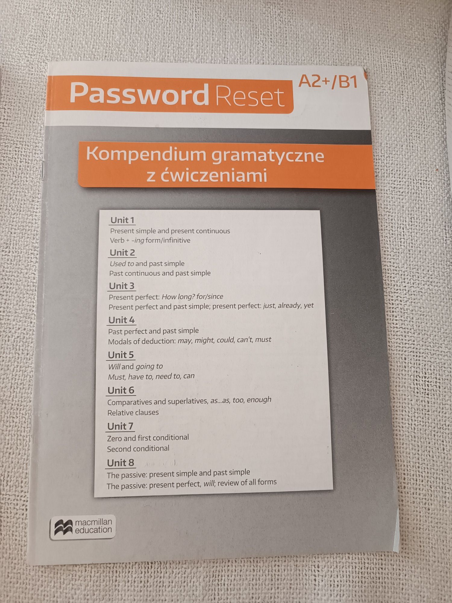 Password Reset A2+/B1