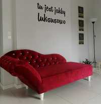 szezlong kanapa sofa tapicerowany welurowy fotel