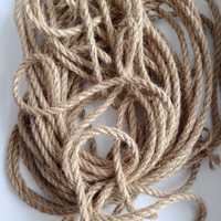 Верёвка  джутовая, канат джутовий  в\г  д.8 мм(50м)