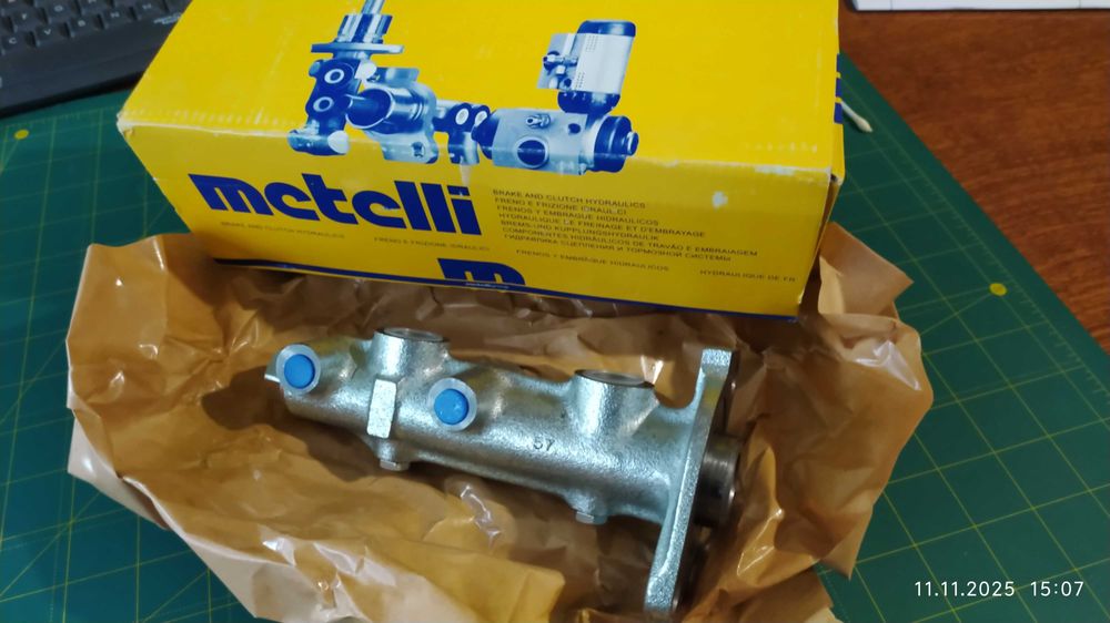 Головний тормозний циліндр ваз 2109 Metelli новий.