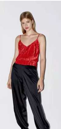 Top vermelho Zara