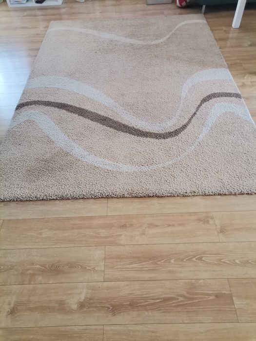 Dywan kremowy 200x270 cm