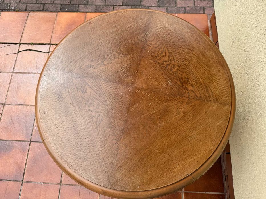 ława artdeco prl stolik kawowy patyczak stół vintage okrągły ludwik