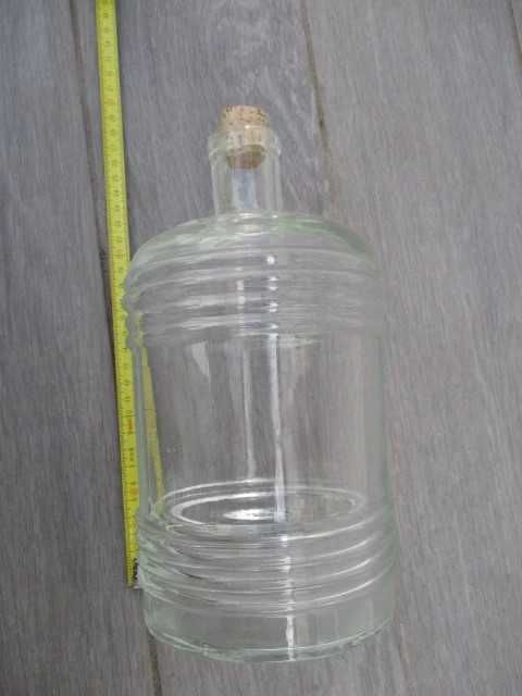 Garrafa de vidro de 26 cm