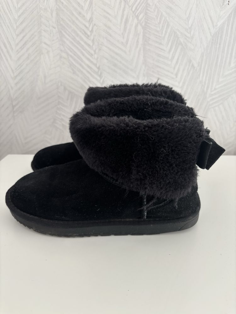 czarne buty emu śniegowce krótkie za kostkę House 39