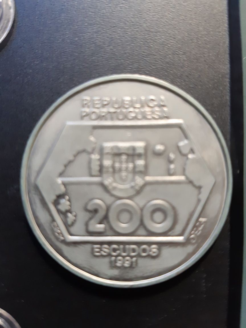 Moeda 200 escudos comemorativa 1991 - navegações para Ocidente