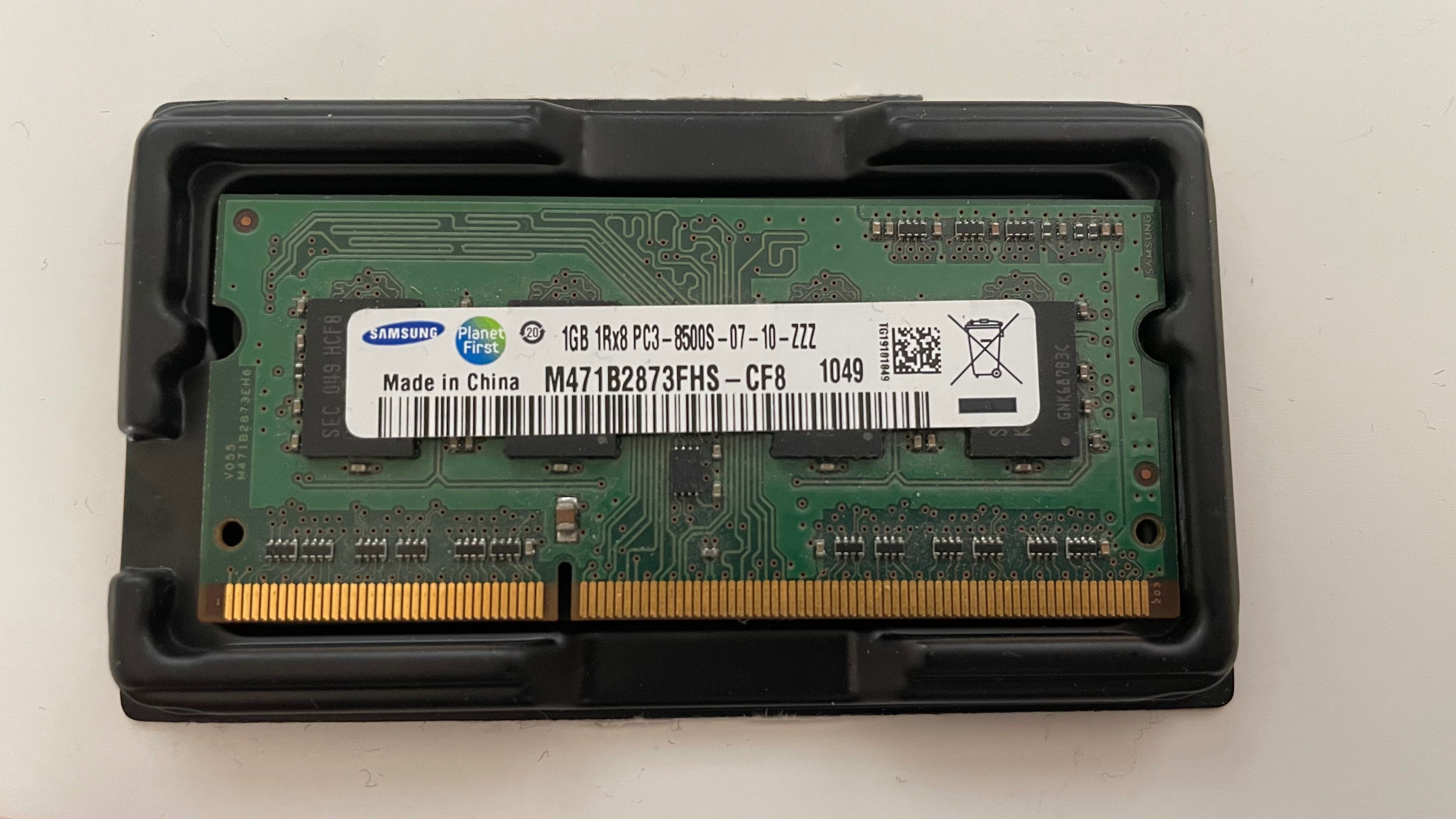 Memoria Ram Samsung 1GB 1Rx8 PC3 8500S
